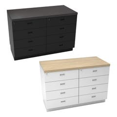 DELUXE CASH WRAP RETAIL COUNTER Drawer Unit - 48" WIDE